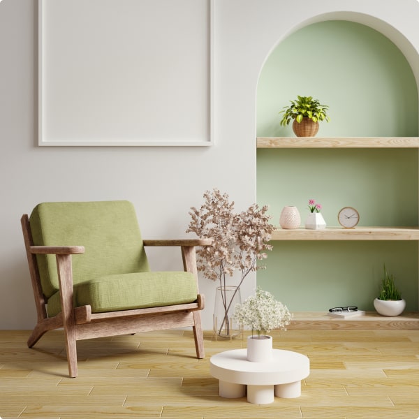 achterwand wrappen interieurfolie groen